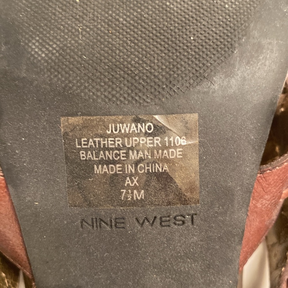 Nine West thong sandals size 7 1/2 - Picture 5 of 15